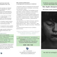 Ulotka: Nie Bądź Obojętny - Reaguj (Pedagodzy)