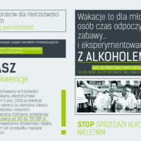 Ulotka: Wakacje bez alkoholu (dla sprzedawców)