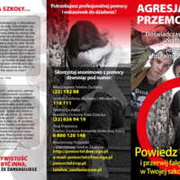 Ulotka: Profilaktyka agresji i przemocy rówieśniczej