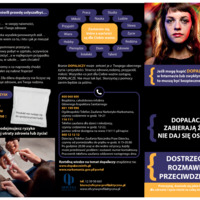 Ulotka: Dopalacze...Dostrzegaj - Rozmawiaj - Przeciwdziałaj (Młodzież)