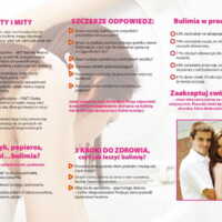 Ulotka: Profilaktyka zaburzeń odżywania - bulimia