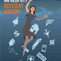 Broszura:  Na kłopoty....Asystent Rodziny